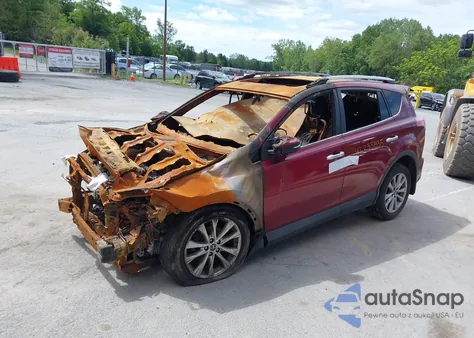 2018 Toyota Rav4 Limited z USA, uszkodzony, nr VIN 2T3DFREV2JW714931